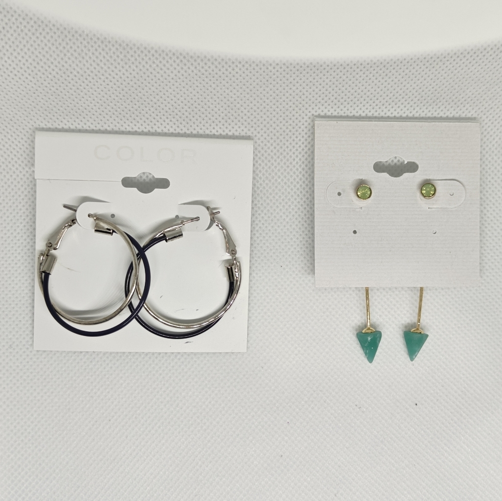 2 Pairs Earrings NWT
